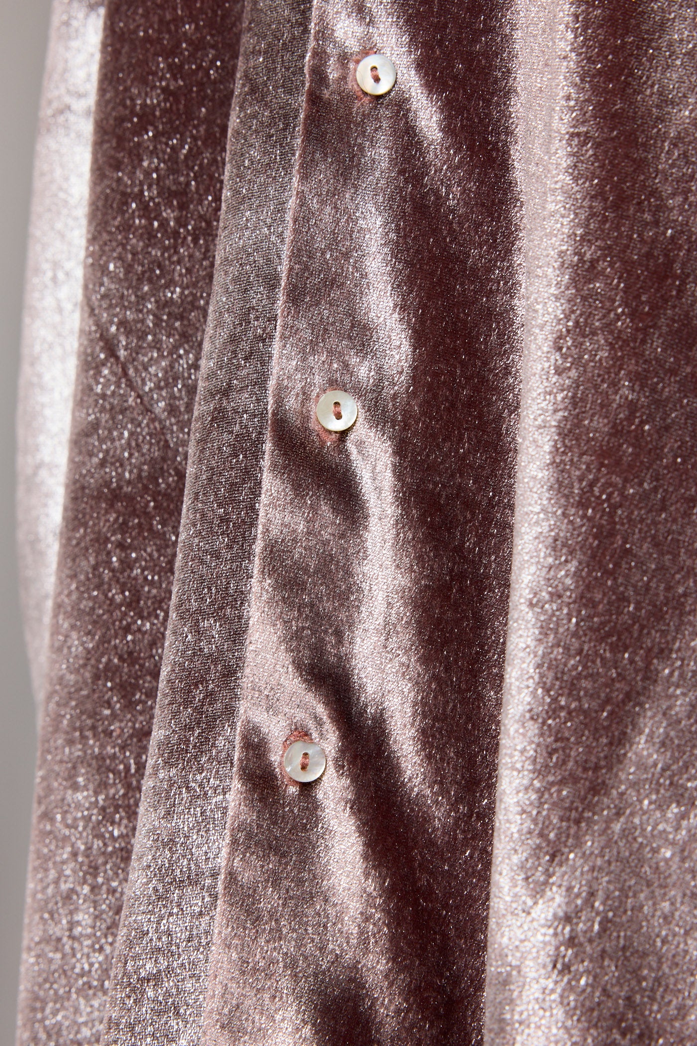 Pleated Dress in Pink Velvet - Designed by Ingrid Lewis - Strawberries & Cream