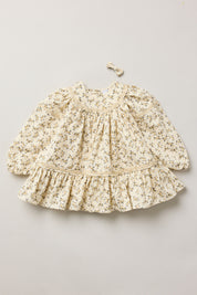 Baby Plumcake Dress Golden Blossom - Designed by Ingrid Lewis - Strawberries & Cream