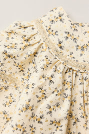 Baby Plumcake Dress Golden Blossom - Designed by Ingrid Lewis - Strawberries & Cream