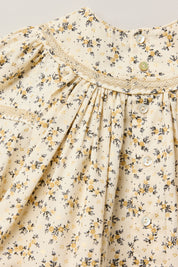 Baby Plumcake Dress Golden Blossom - Designed by Ingrid Lewis - Strawberries & Cream