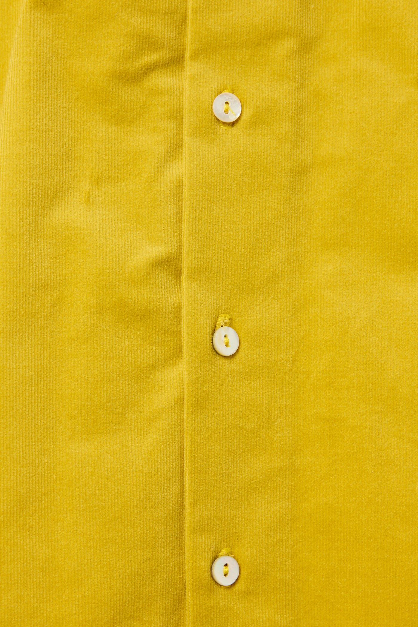 Baby Popcorn Dress Yellow Babycord - Designed by Ingrid Lewis - Strawberries & Cream