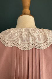Pretzel Dress in Dusty Cloud - Designed by Ingrid Lewis - Strawberries and Cream