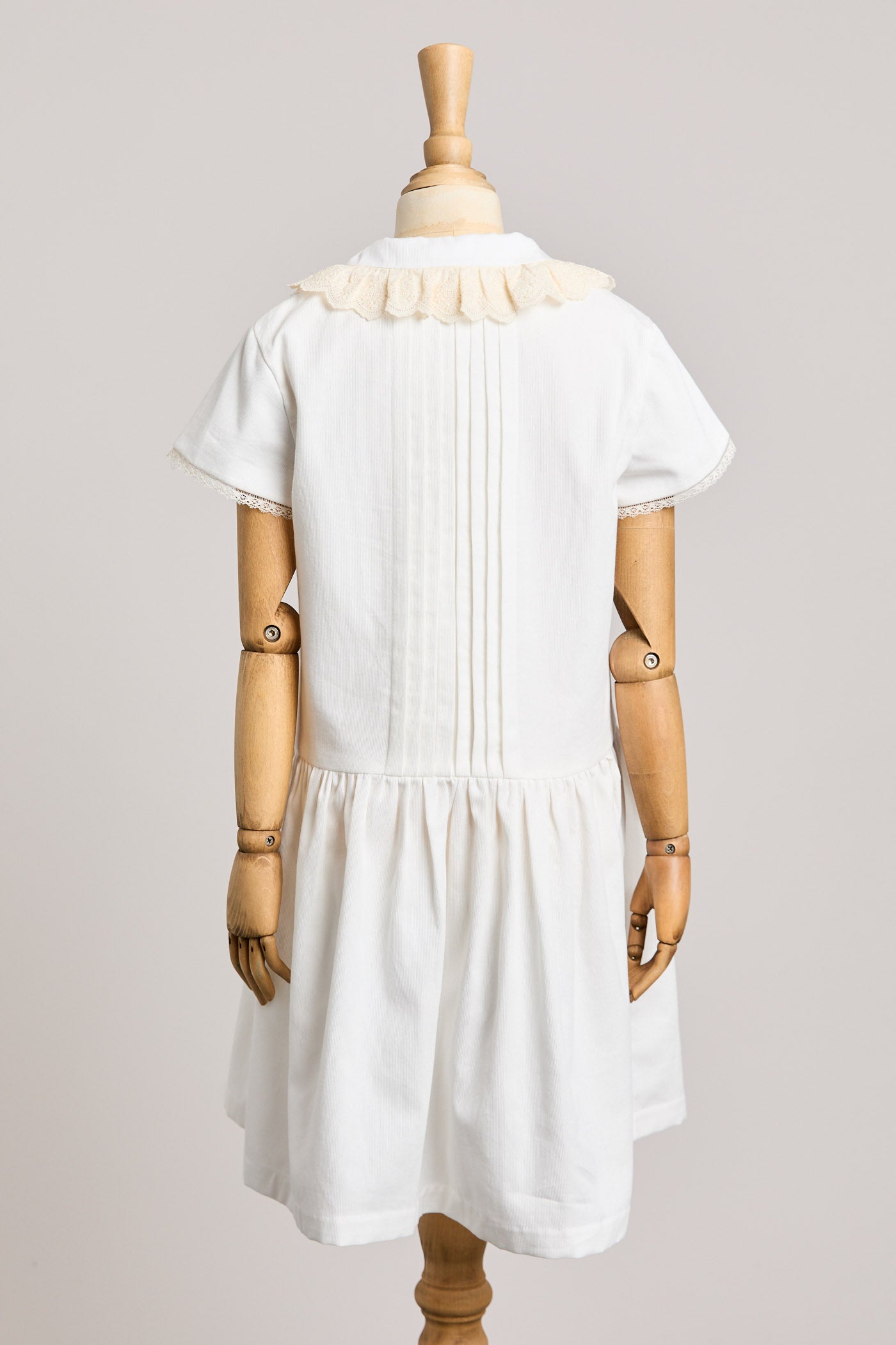 Pretzel White Cloud Dress - Designed by Ingrid Lewis - Strawberries & Cream