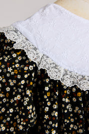 Pumpkin Dress in Winter Blossom - Designed by Ingrid Lewis - Strawberries & Cream