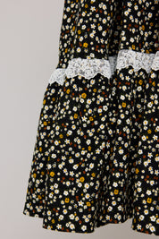 Pumpkin Dress in Winter Blossom - Designed by Ingrid Lewis - Strawberries & Cream