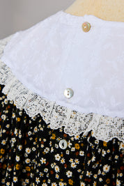 Pumpkin Dress in Winter Blossom - Designed by Ingrid Lewis - Strawberries & Cream