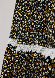 Pumpkin Dress in Winter Blossom - Designed by Ingrid Lewis - Strawberries & Cream