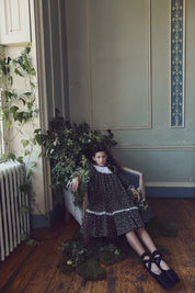 Pumpkin Dress in Winter Blossom - Designed by Ingrid Lewis - Strawberries & Cream