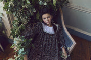 Pumpkin Dress in Winter Blossom - Designed by Ingrid Lewis - Strawberries & Cream