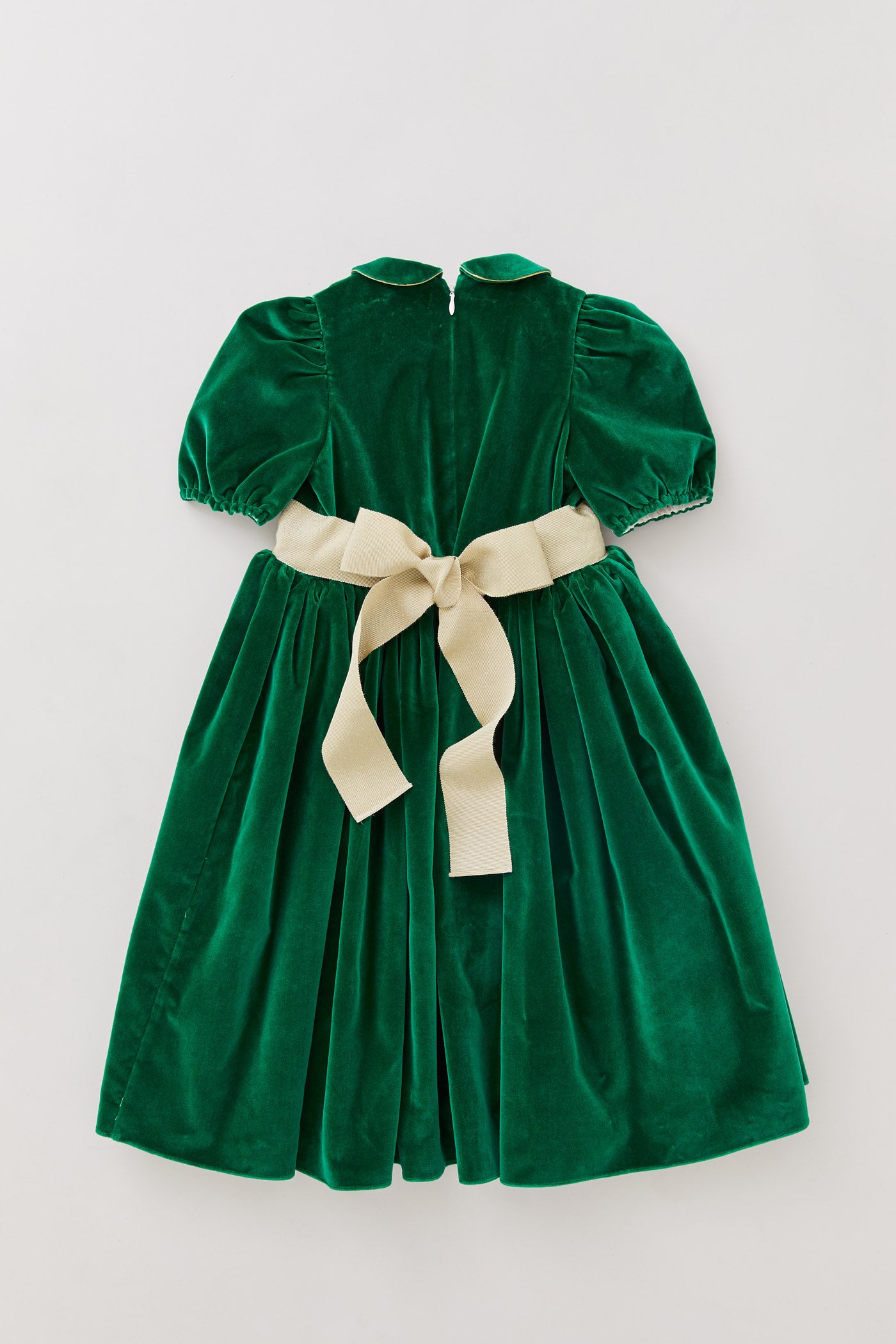 Queen Dress Green Velvet - Occasional Party - Designed by Ingrid Lewis - Strawberries & Cream