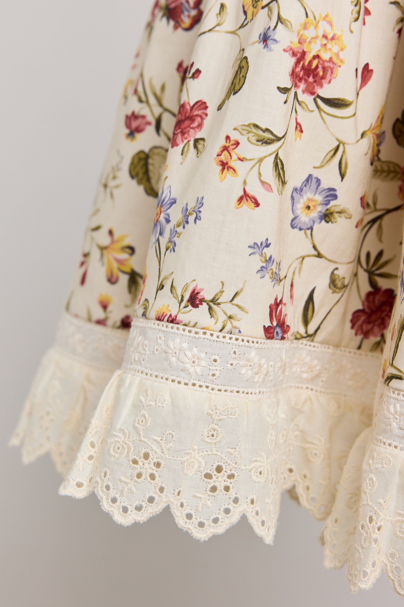 Raspberry Dress in Osaka Flower - Designed by Ingrid Lewis - Strawberries & Cream