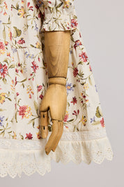 Raspberry Dress in Osaka Flower - Designed by Ingrid Lewis - Strawberries & Cream