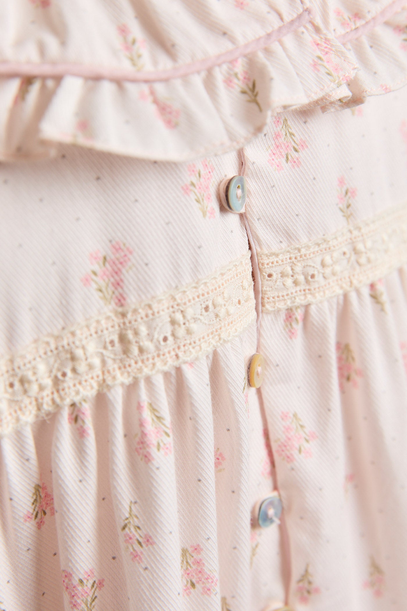 Raspberry Dress Short Sleeve - Pink Daisies - Designed by Ingrid Lewis - Strawberries & Cream