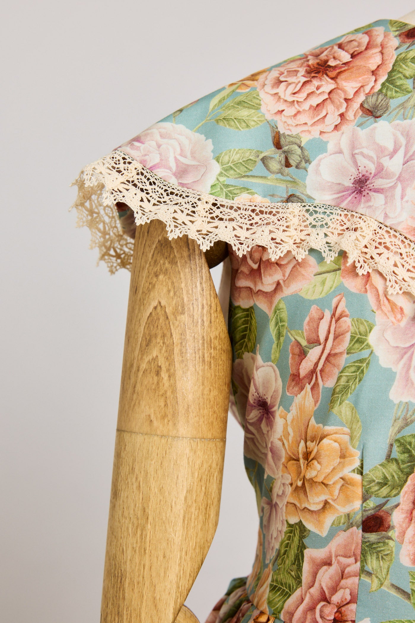 Royal Dress in Liberty English Peonies - Designed by Ingrid Lewis - Strawberries & Cream
