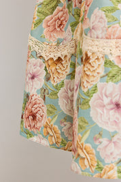 Royal Dress in Liberty English Peonies - Designed by Ingrid Lewis - Strawberries & Cream