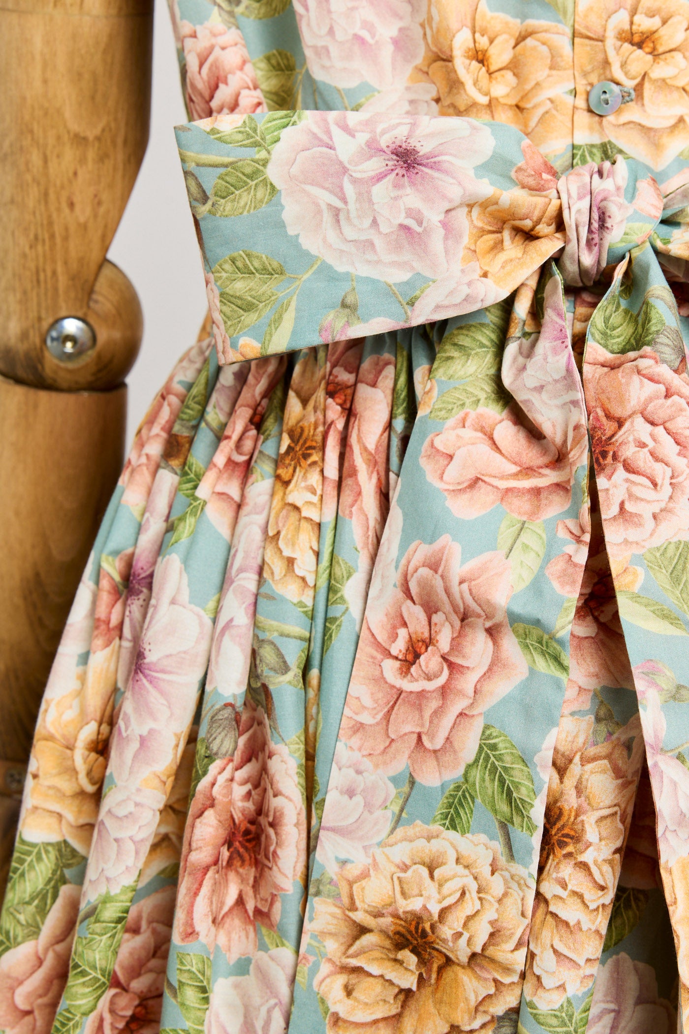 Royal Dress in Liberty English Peonies - Designed by Ingrid Lewis - Strawberries & Cream