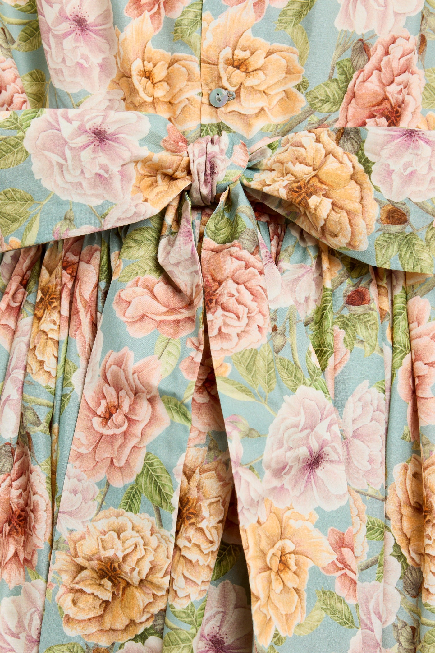 Royal Dress in Liberty English Peonies - Designed by Ingrid Lewis - Strawberries & Cream