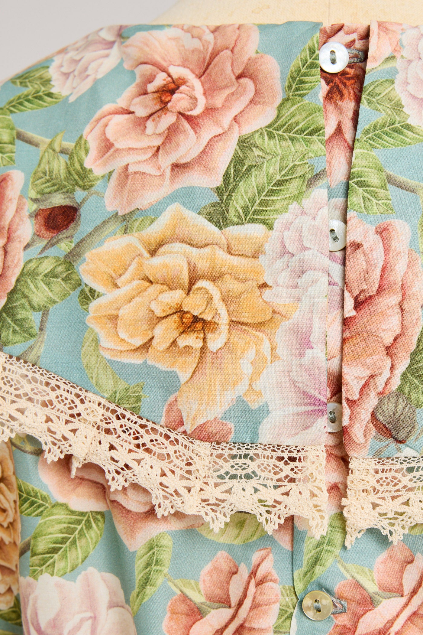 Royal Dress in Liberty English Peonies - Designed by Ingrid Lewis - Strawberries & Cream