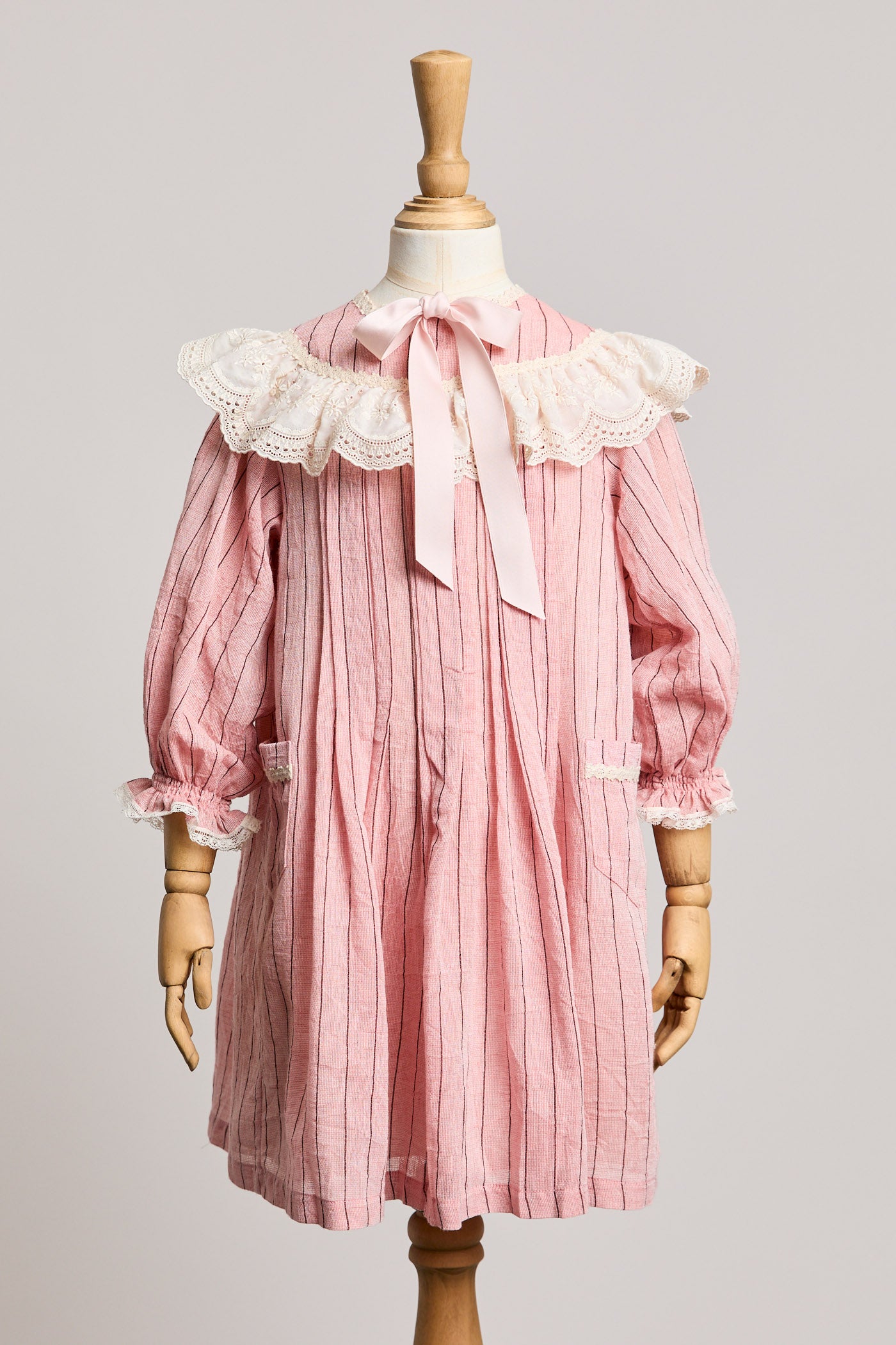 Salt Dress in Pink Stripe - Designed by Ingrid Lewis - Strawberries & Cream