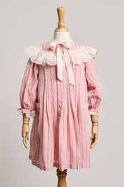 Salt Dress in Pink Stripe - Designed by Ingrid Lewis - Strawberries & Cream