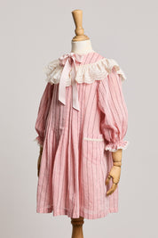 Salt Dress in Pink Stripe - Designed by Ingrid Lewis - Strawberries & Cream