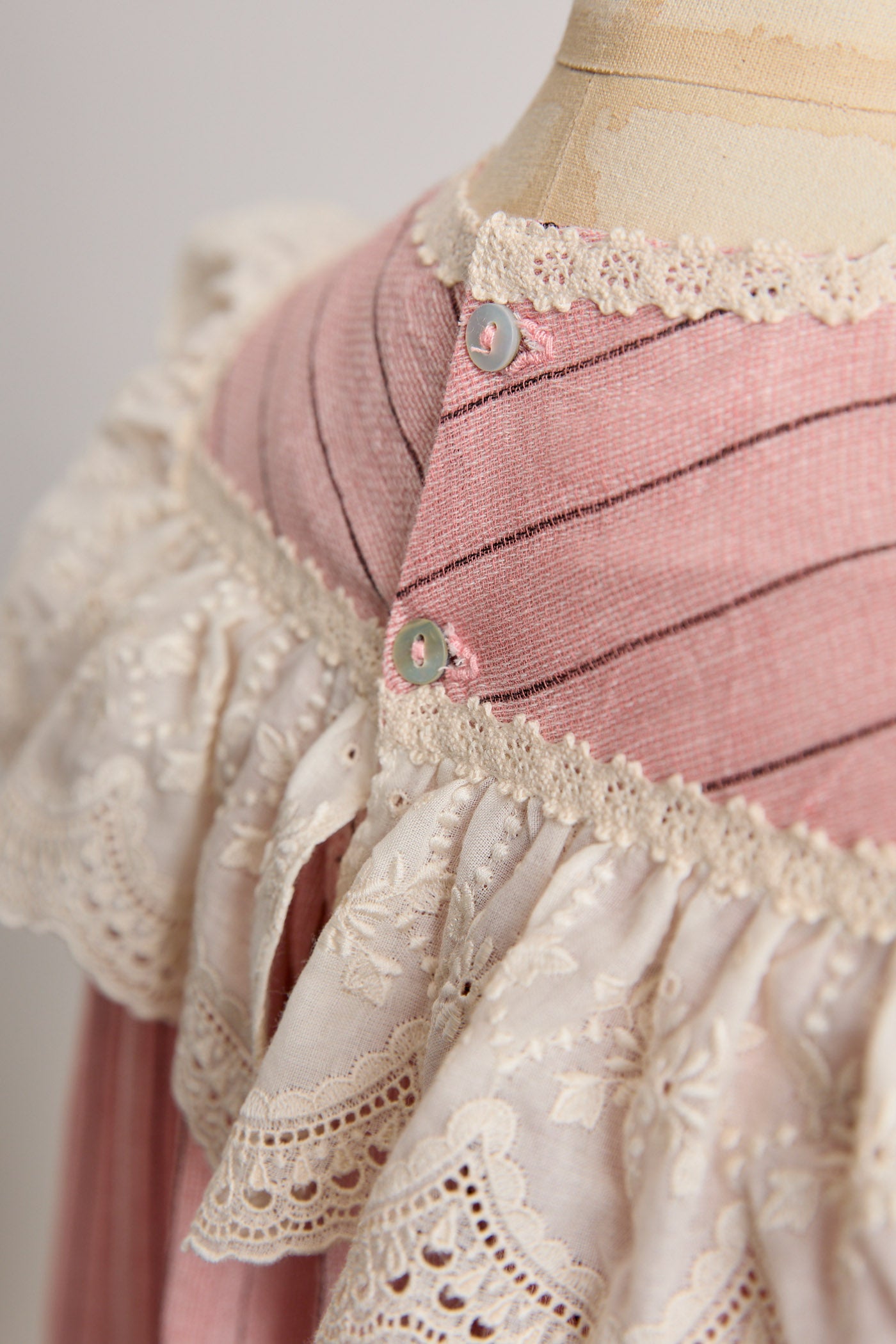 Salt Dress in Pink Stripe - Designed by Ingrid Lewis - Strawberries & Cream