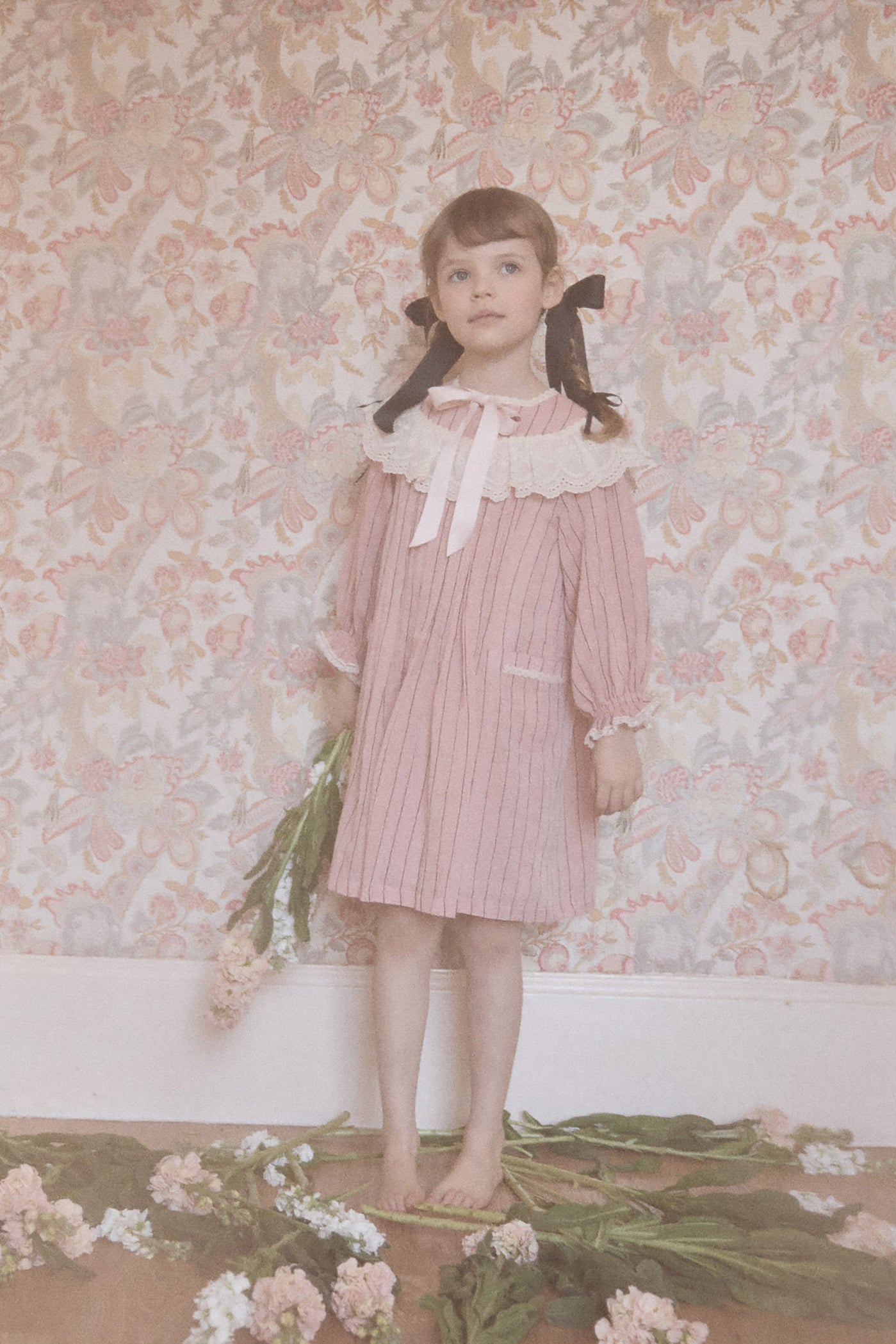 Salt Dress in Pink Stripe - Designed by Ingrid Lewis - Strawberries & Cream