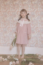 Salt Dress in Pink Stripe - Designed by Ingrid Lewis - Strawberries & Cream