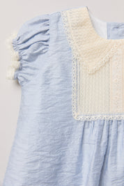 Seaside Baby Pleated Dress - Designed by Ingrid Lewis - Strawberries & Cream