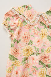 Ginger Dress Roses Pink Liberty