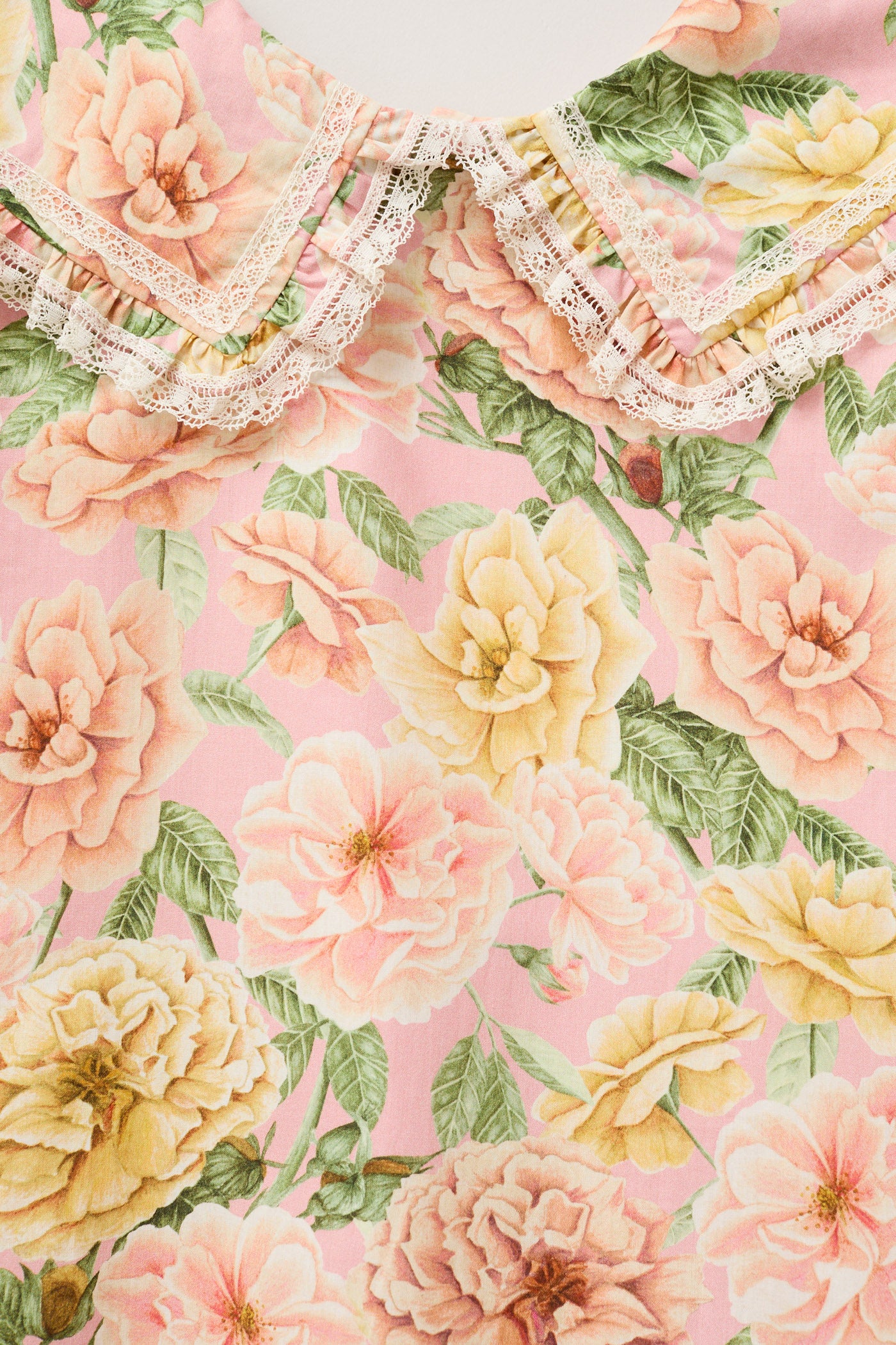 Ginger Dress Roses Pink Liberty