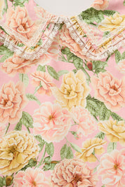 Ginger Dress Roses Pink Liberty