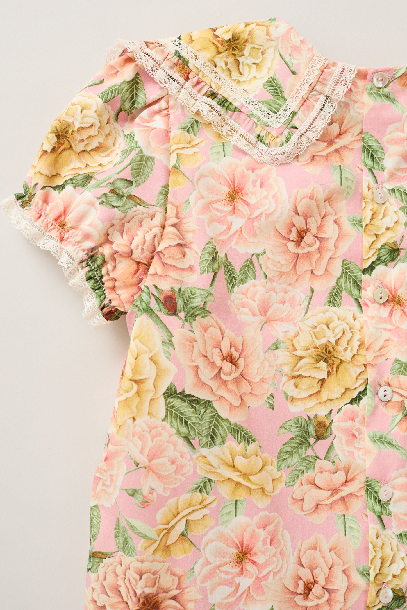 Ginger Dress Roses Pink Liberty