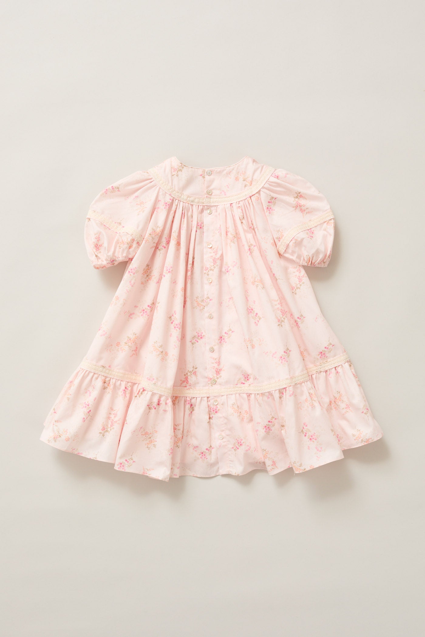 Plumcake Dress Pink Park Floral