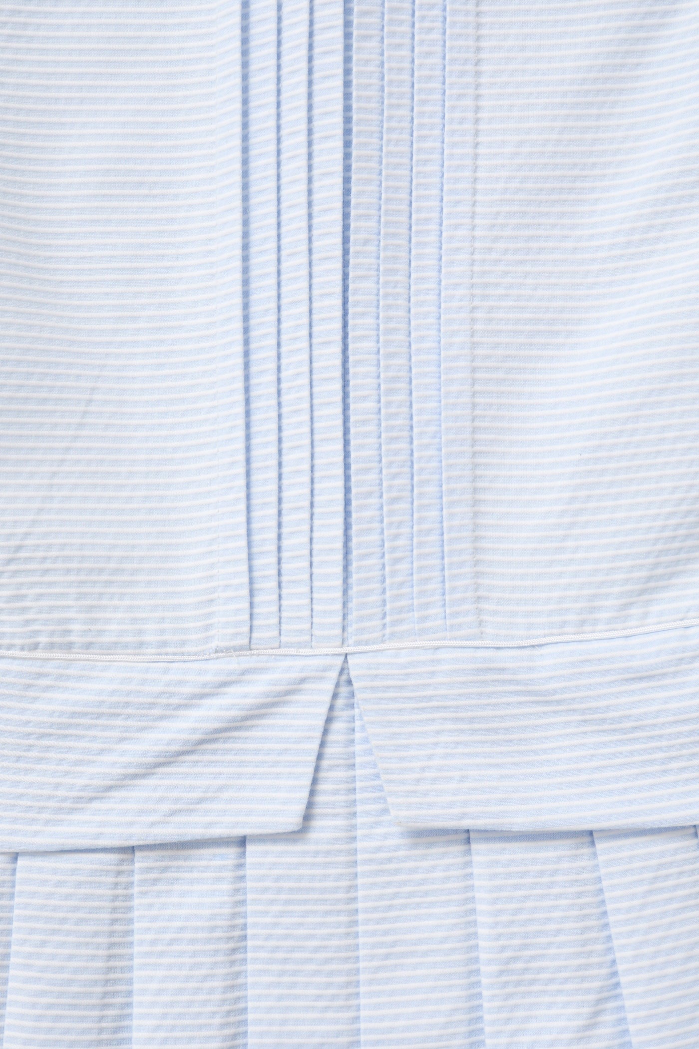 Pretzel Dress in Sky  Blue Stripe