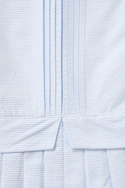 Pretzel Dress in Sky  Blue Stripe