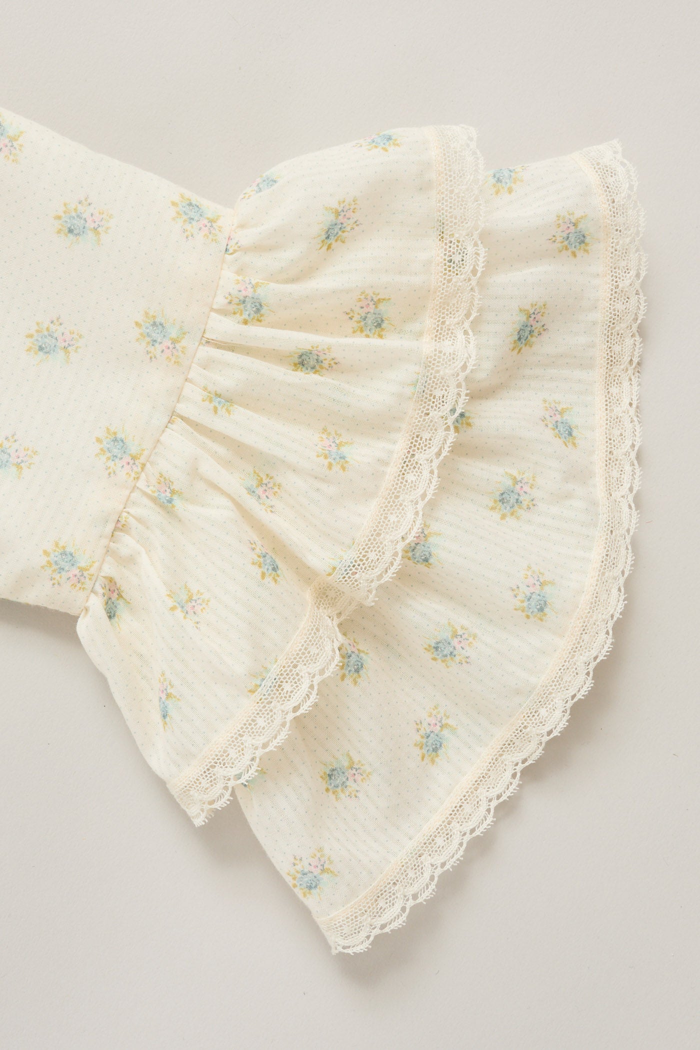 Pastry Dress  Blue Spring Flowers