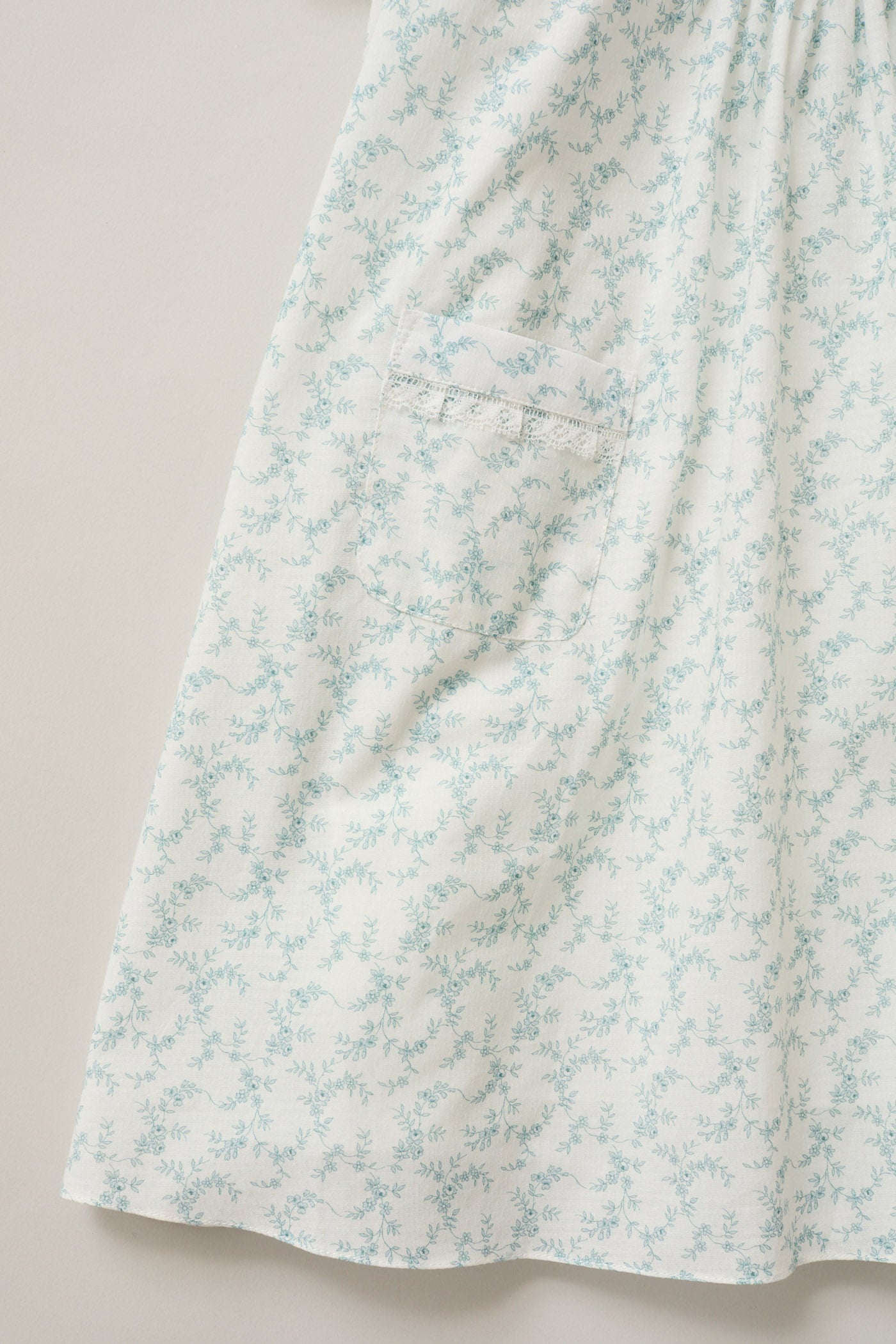 Popcorn Dress Monet Flowers