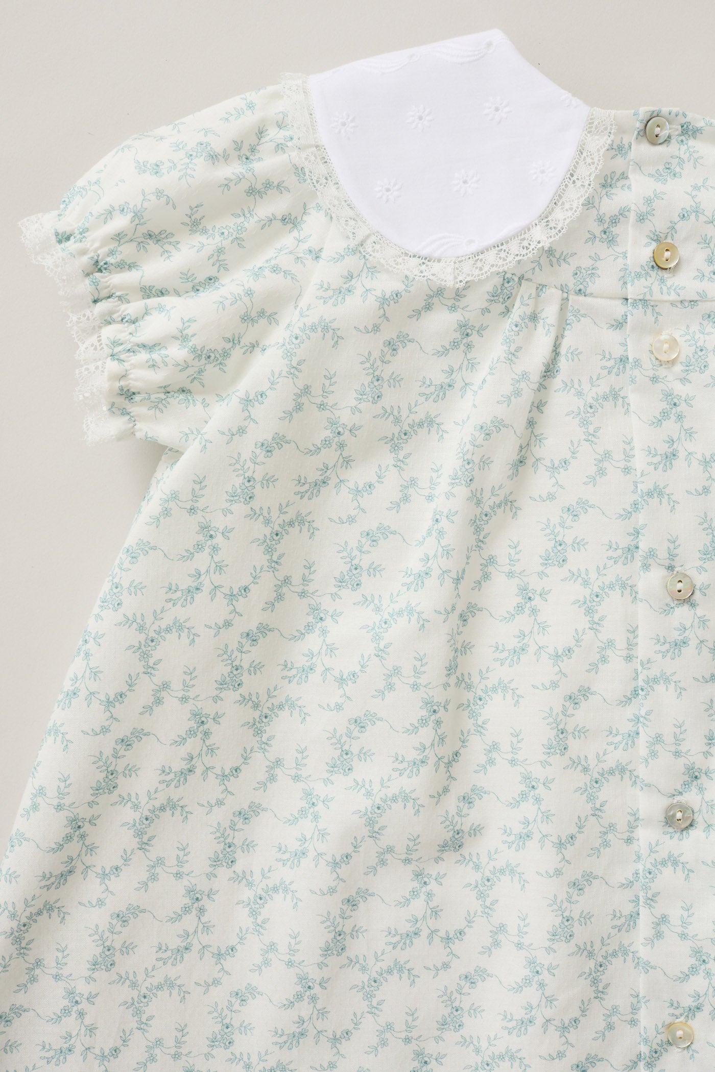 Popcorn Dress Monet Flowers