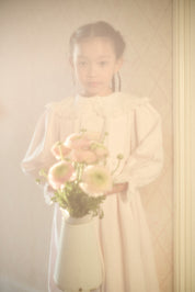 Piano Dress Pink Stripe - Designed by Ingrid Lewis - Strawberries & Cream