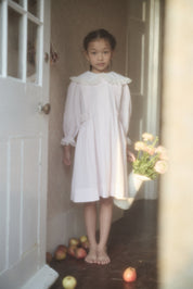 Piano Dress Pink Stripe - Designed by Ingrid Lewis - Strawberries & Cream