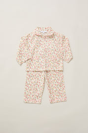 Lunar Moon Pyjamas In Cream Rosebuds