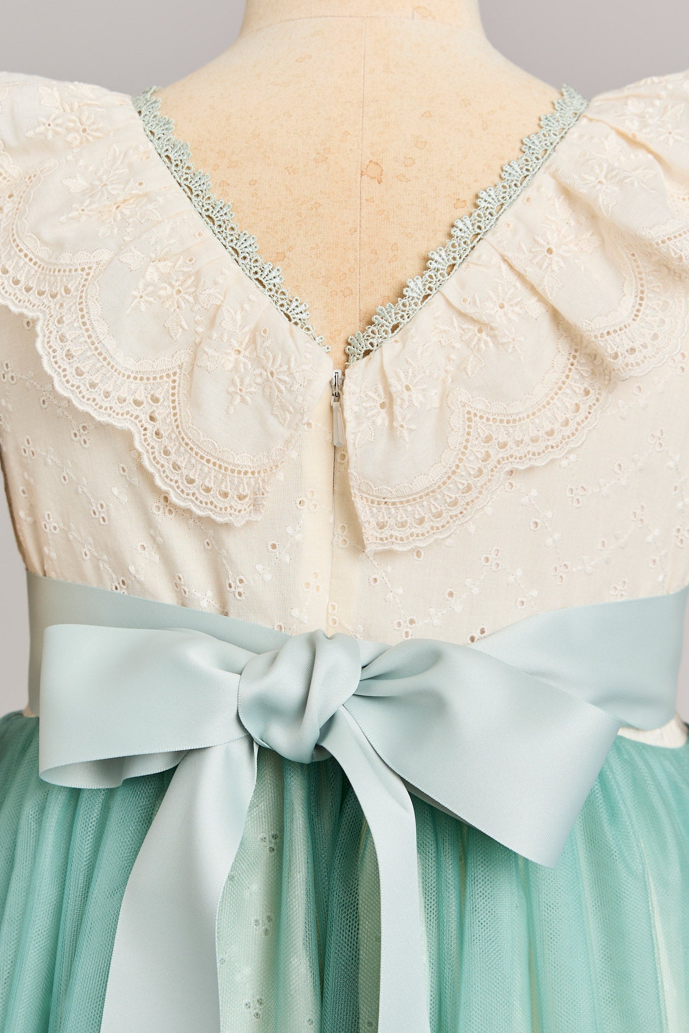 Butterfly Dress in Cream Mint Strawberries & Cream | The Big Raspberry Co. Ltd Butterfly Dress in Cream Mint Strawberries & Cream | The Big Raspberry Co. Ltd