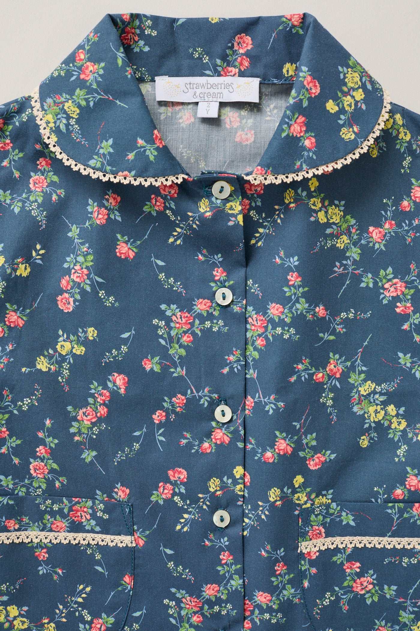 Lunar Moon Pyjamas In Blue Rose Garden