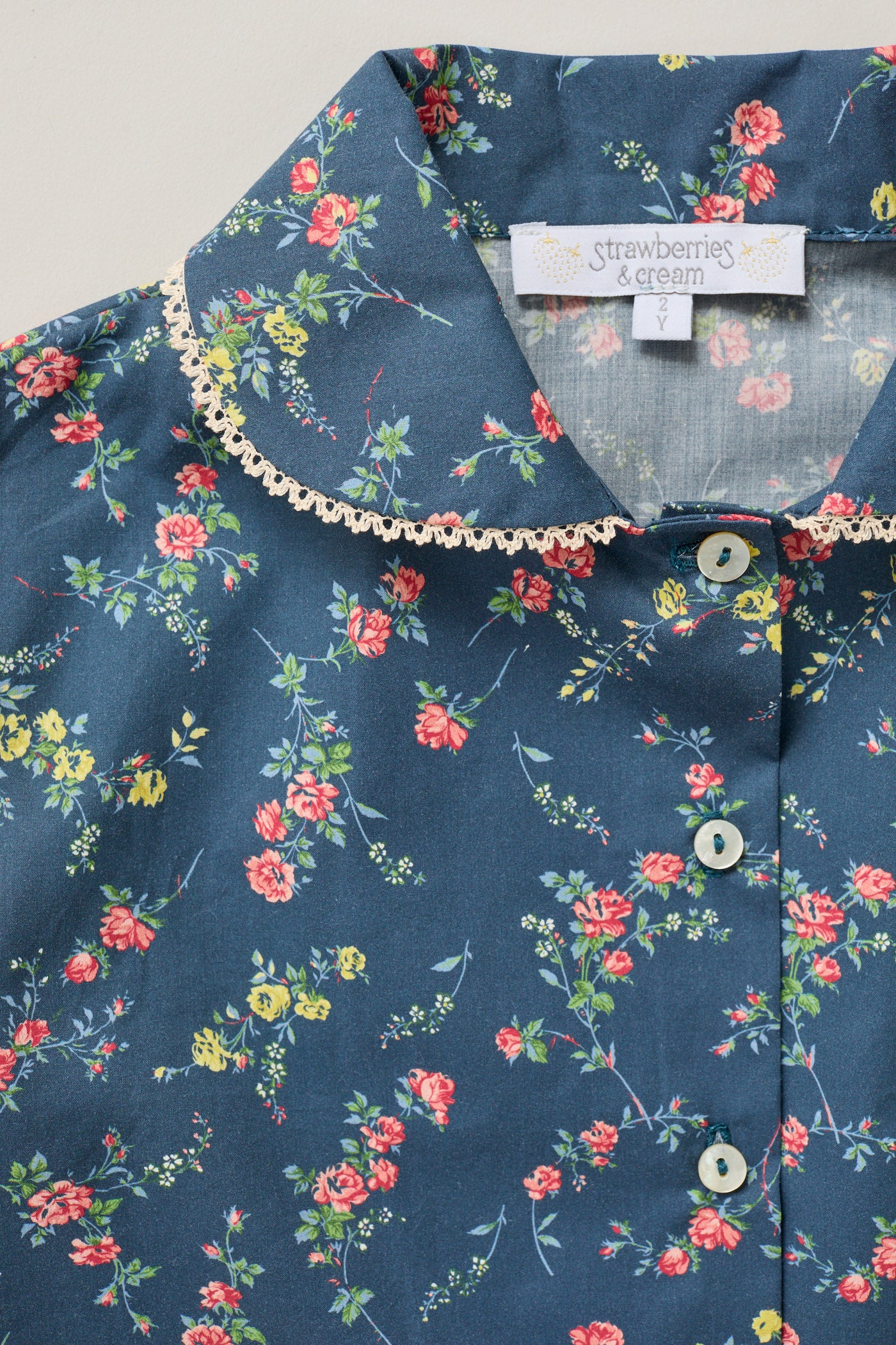 Lunar Moon Pyjamas In Blue Rose Garden