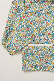 Lunar Moon Pyjamas In Mustard Bluebell Liberty