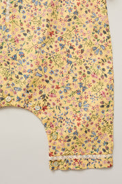 Baby Pyjama in Yellow Flowers