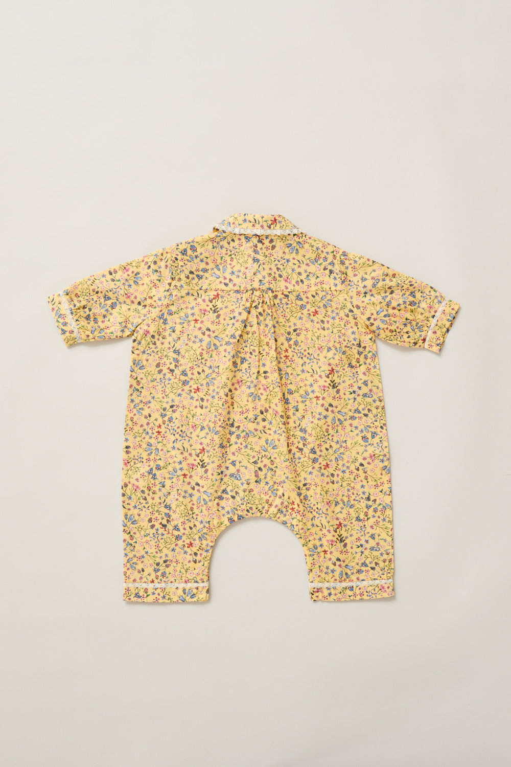 Baby Pyjama in Yellow Flowers