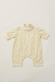 Baby Pyjama in Lemons Liberty Print