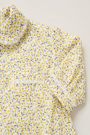 Baby Pyjama in Lemons Liberty Print